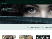 Tablet Screenshot of drrossmoore.ca
